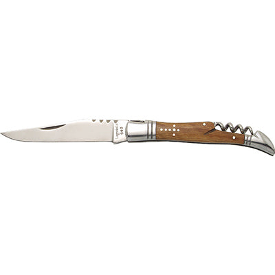 Baladeo Tradition taschenmesser mit korkenzieher, olivengriff