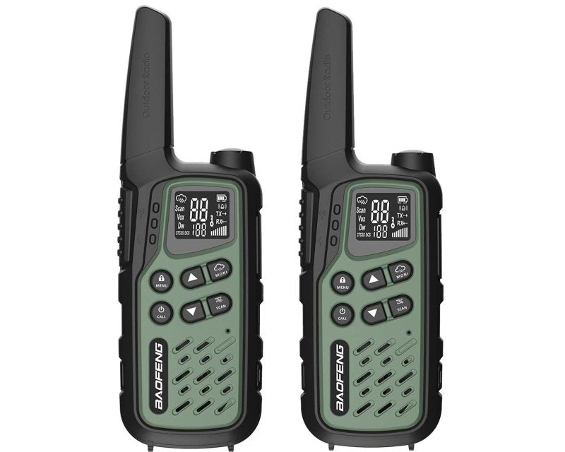 Baofeng BF-T25E pmr-funkgerät 2 stück, grün