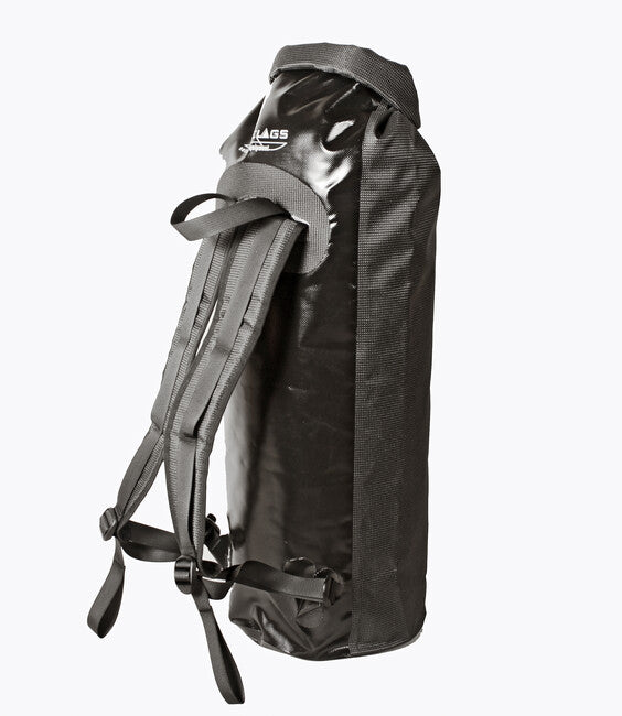 BasicNature Duffelbag Wasserdichter Rucksack Duffel Bag mit Rollverschluss 40 l, schwarz