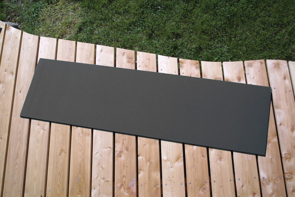 BasicNature ECO Schlafmatte regular 180 x 50 x 1 cm, schwarz