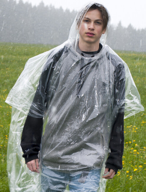 BasicNature Festival notfall-poncho, klar