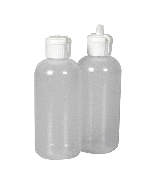 BasicNature Flasche mit Ausgießdeckel 120 ml 2 Stück