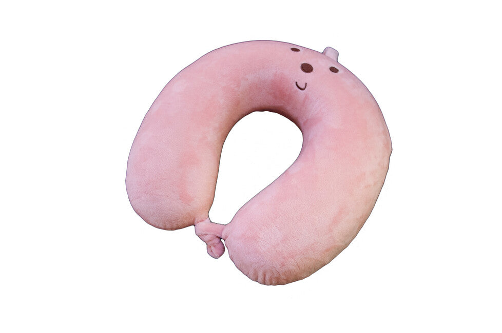 BasicNature Kids nackenkissen, rosa