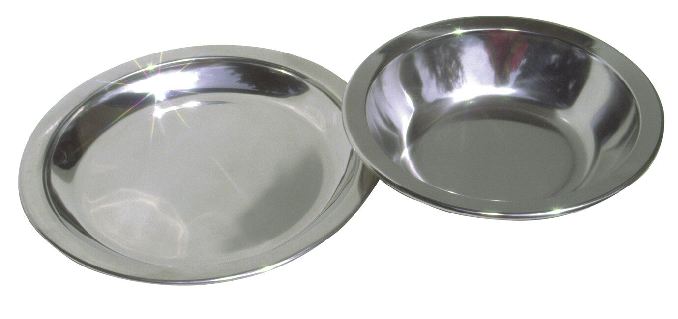BasicNature Flaches Blech aus rostfreiem Stahl