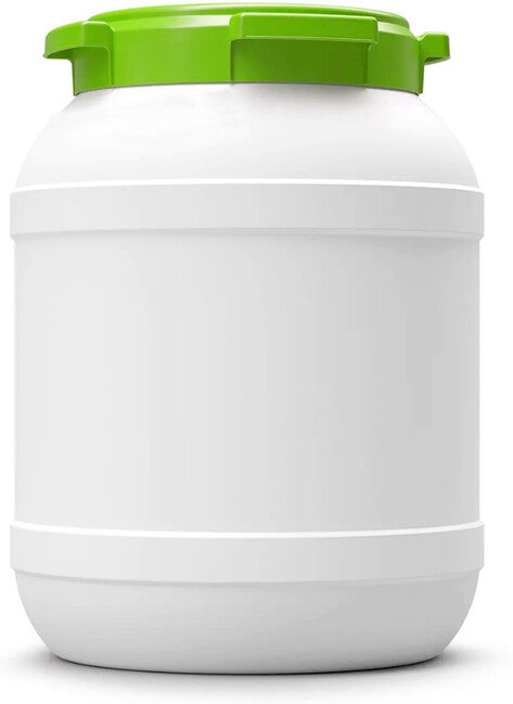 BasicNature ECO Weitbodenfass, weiß 26 l