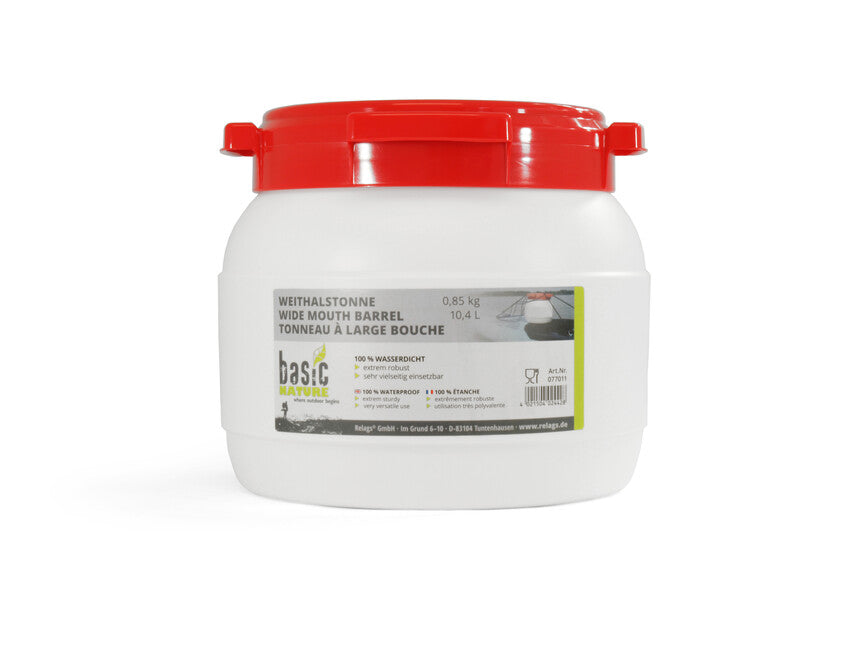 BasicNature Weithalsfass 10,4 l , weiß