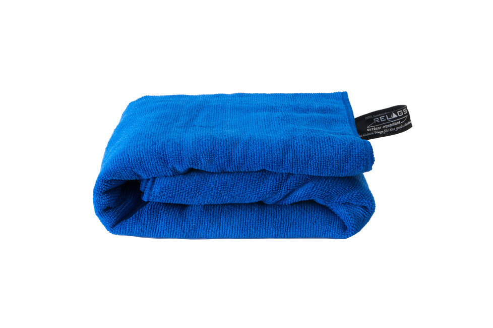 BasicNature Frotteehandtuch 85 x 150 cm, blau