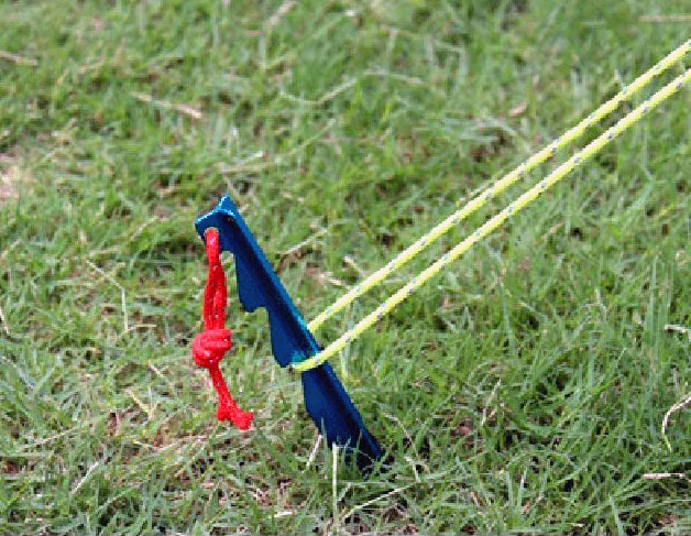 BasicNature Y-Stake zeltheringe 18 cm blau 8 Stück