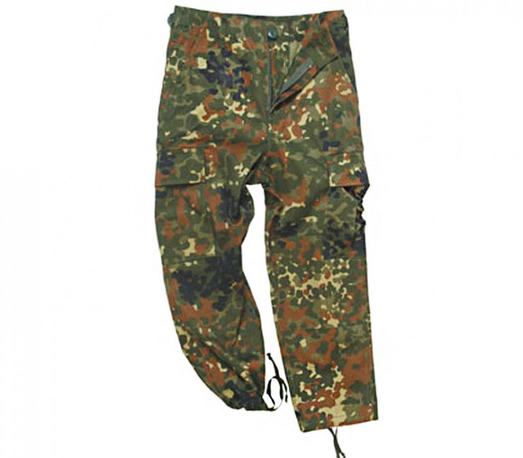 MFH bdu Kinder- Hose vzor Flecktarn