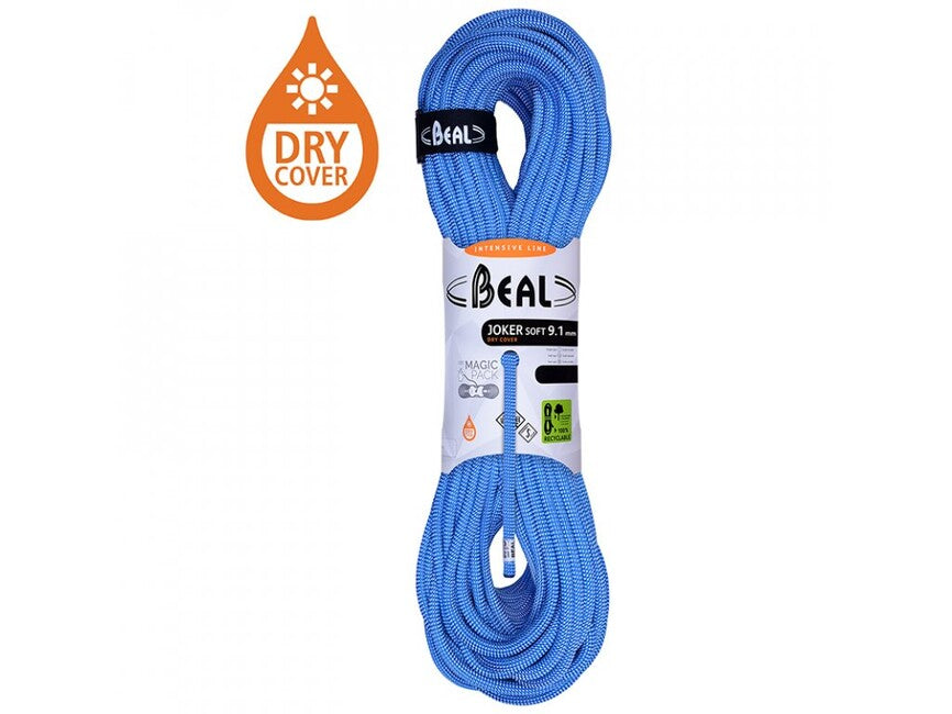 Beal Joker dynamisches kletterseil 9,1 mm 80 m, blau