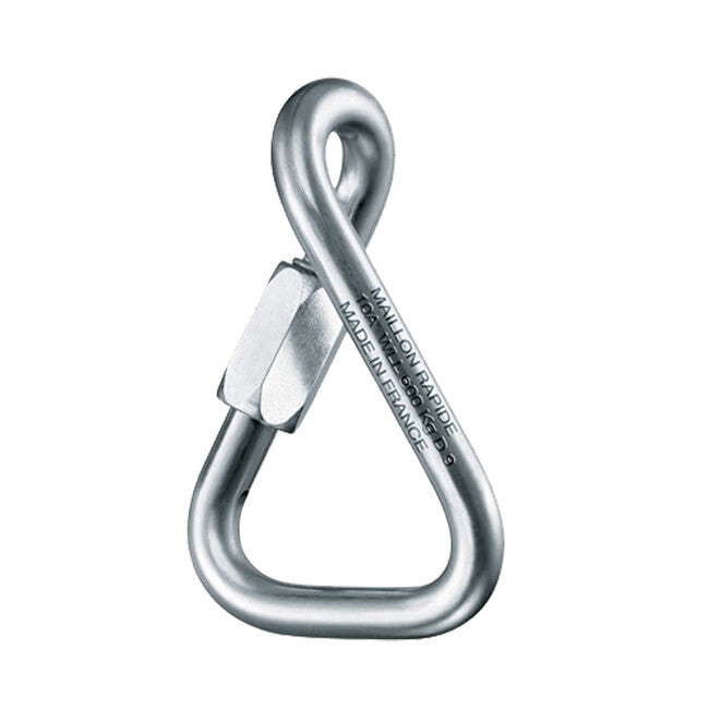 Beal Delta Twist stahlkarabiner mit drehriegel 9 mm