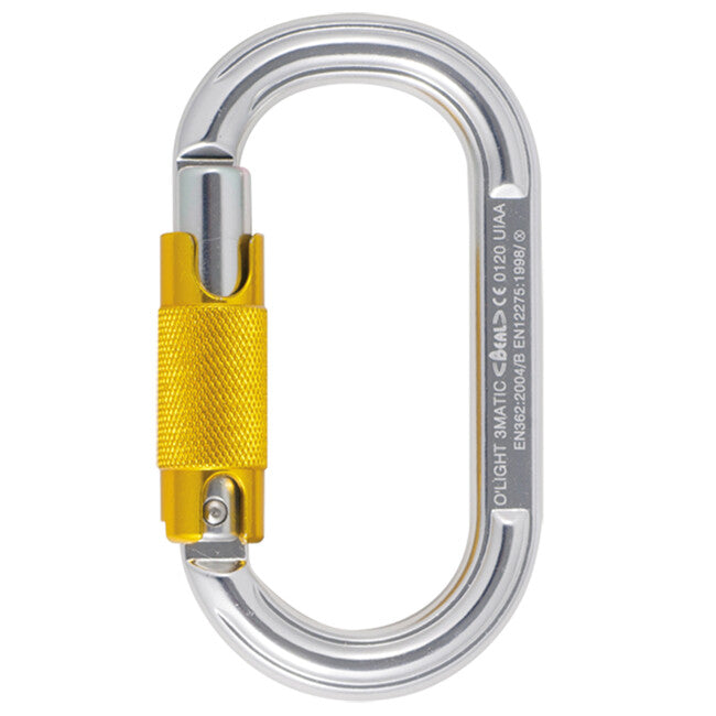 Beal Ovaler Aluminium-Karabiner O Light 3 Matic