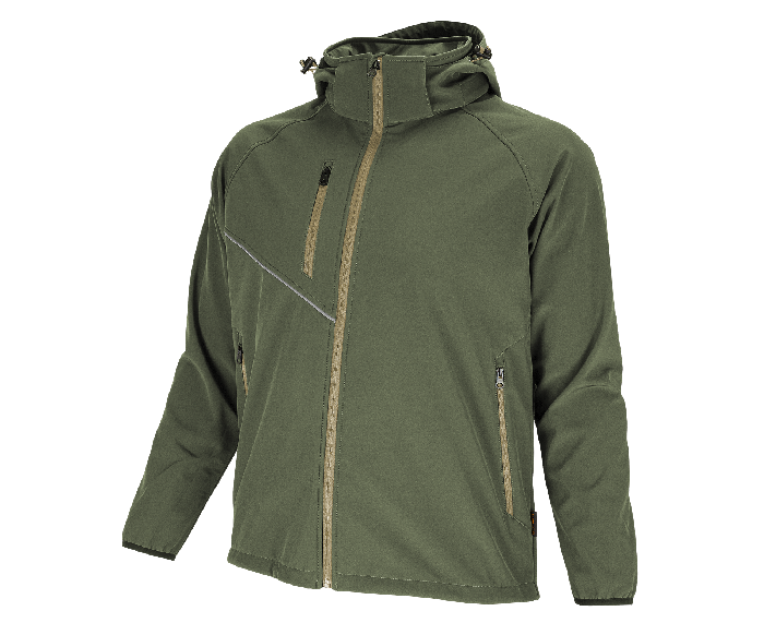 BENNON Softshell- Jacke FORCE, schwarz/pieskova