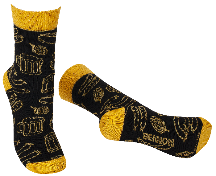 BENNON Socken BENNONKY, gelb/schwarz