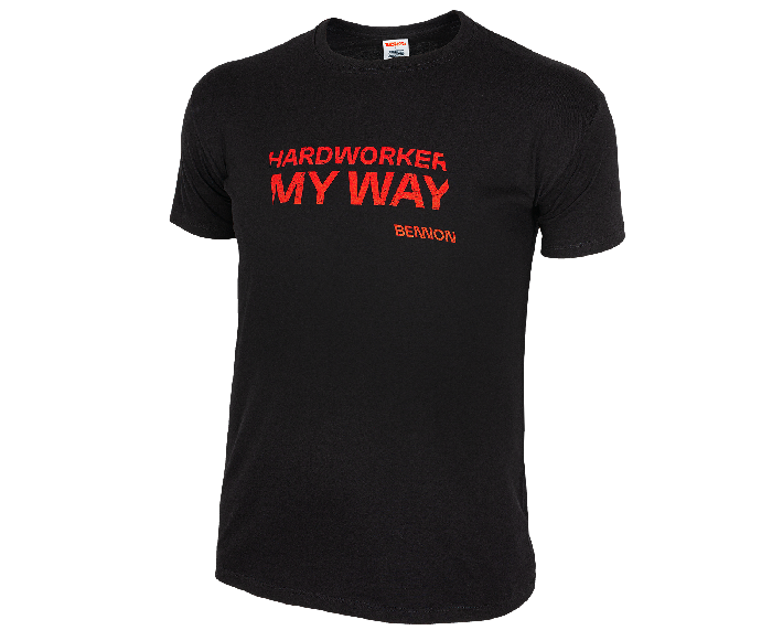 BENNON T-Shirt HARDWORKER, schwarz