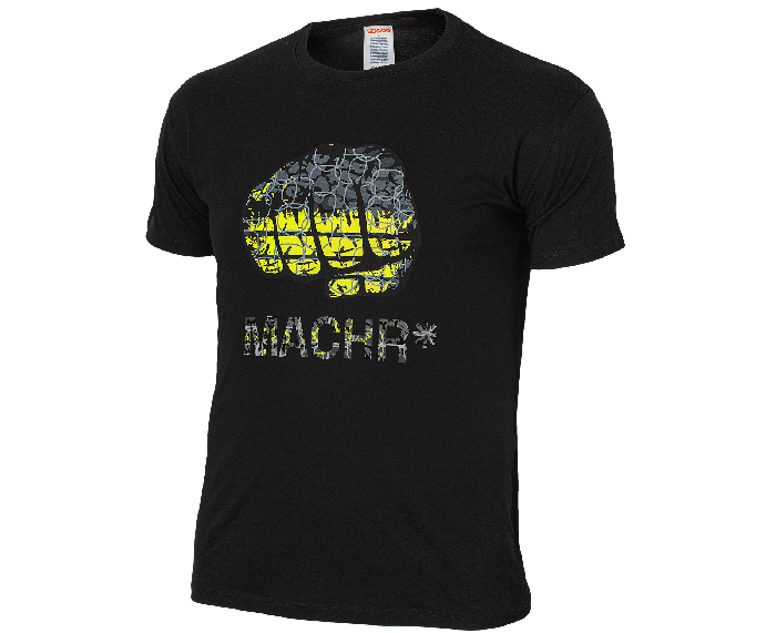 BENNON T-Shirt PREDATOR, schwarz/grün