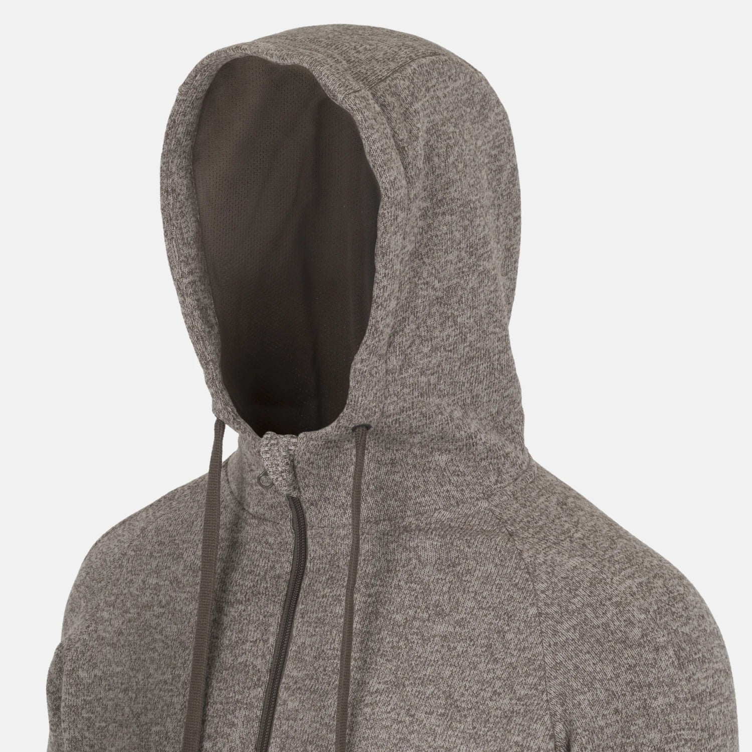 Helikon-Tex Covert mikina taktická s kapucňou FullZip, Melange Light Tan – detail 4