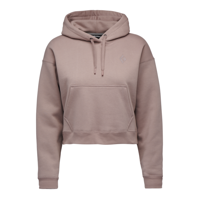 Black Diamond Crop Sweatshirt für damen, blasslila
