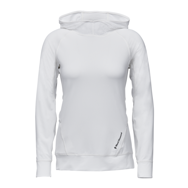 Black Diamond Alpenglow damen-Sweatshirt, weiß