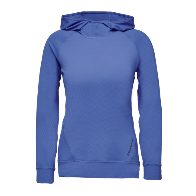 Black Diamond Alpenglow damen-Sweatshirt, klarblau