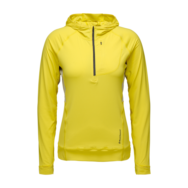 Black Diamond Alpenglow Pro damen-Sweatshirt, gelb