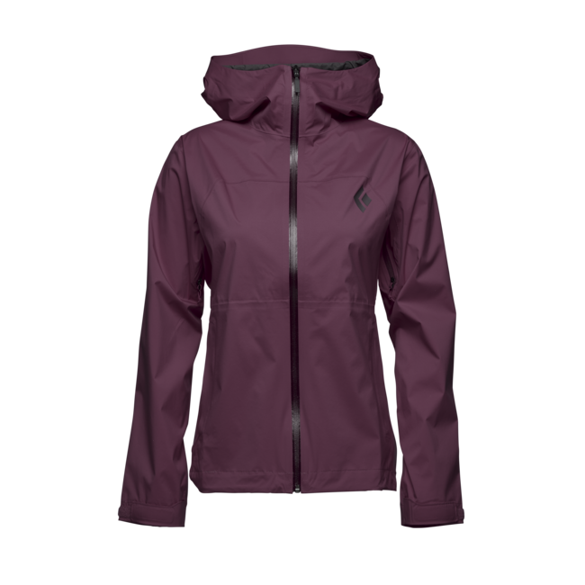 Black Diamond StormLine Stretch Rain Shell damen-Regenjacke, brombeere