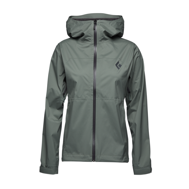 Black Diamond StormLine Stretch Rain Shell damen-Regenjacke, lorbeergrün