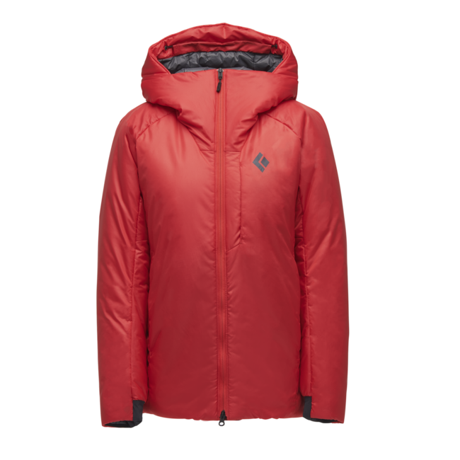 Black Diamond Belay damen-Parka, korallenrot