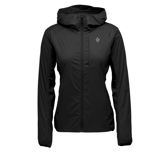 Black Diamond Alpine Start Hoody damen-Ultraleichte Softshelljacke, schwarz