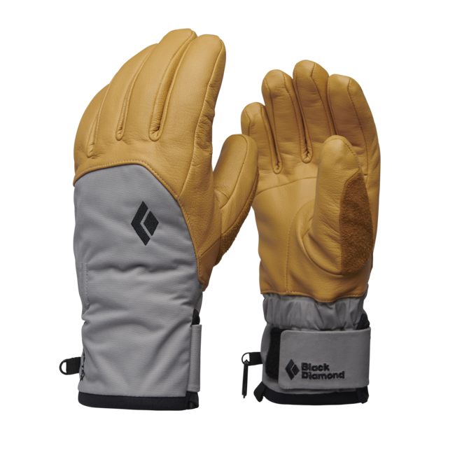 Black Diamond Legend damen-Lederhandschuhe, stahlgrau