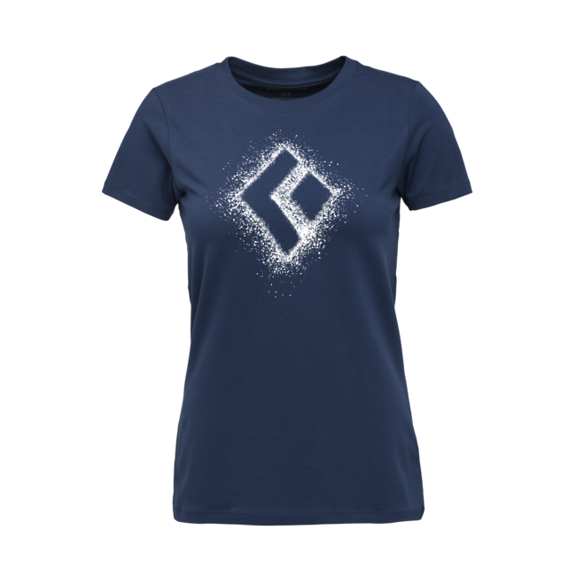 Black Diamond Chalked Up 2.0 damen-Kurzarm-T-shirt, indigo