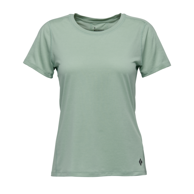 Black Diamond Lightwire Tech damen-Kurzarm-T-shirt, schaumgrün
