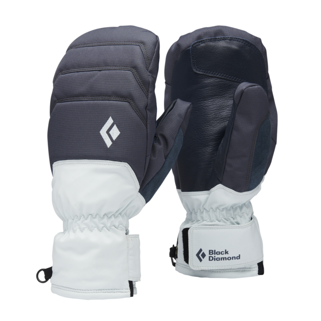 Black Diamond Mission MX Mitts damen-Winterfäustlinge, anthrazit-belay-blau