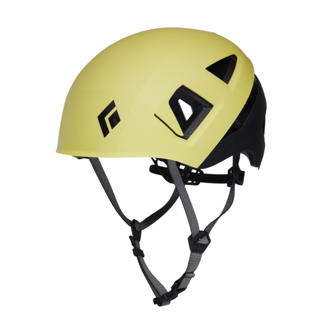 Black Diamond Capitan kletterhelm, zitronengras-schwarz