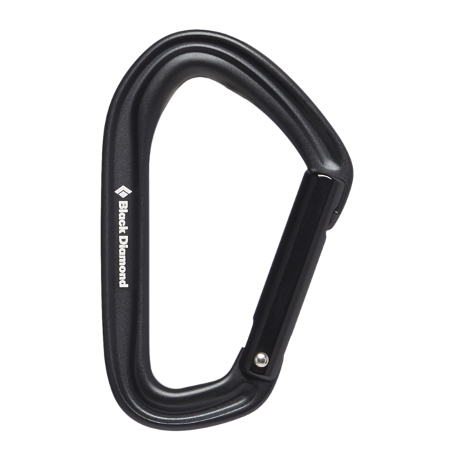 Black Diamond Hotforge Strt Gate karabiner, schwarz