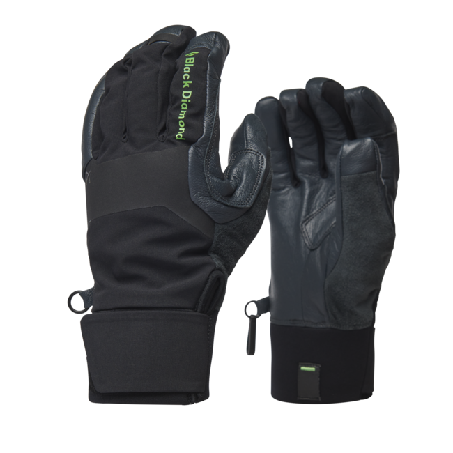 Black Diamond Terminator lederhandschuhe, schwarz