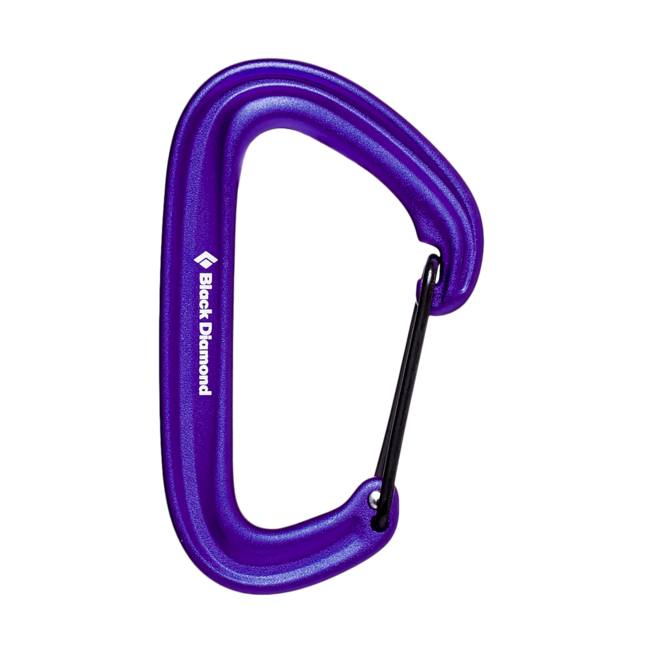 Black Diamond Litewire Karabiner, lila