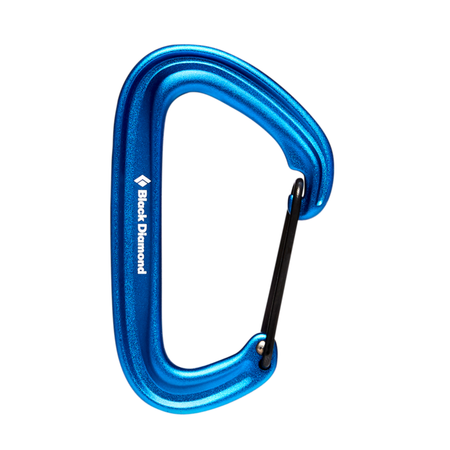 Black Diamond Litewire Karabiner, blau