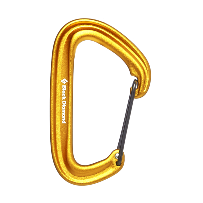 Black Diamond Litewire Karabiner, gelb