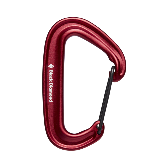 Black Diamond Miniwire karabiner, rot