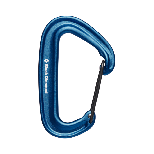 Black Diamond Miniwire Karabiner, blau