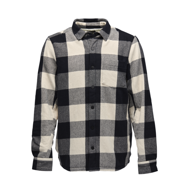 Black Diamond Project Lined Flannel herren Flanellhemd, schwarz-weiß kariert