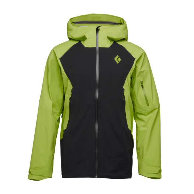 Black Diamond Recon Lt Stretch Shell, schwarz-lindgrün