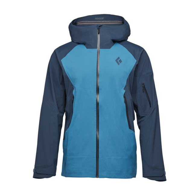 Black Diamond Recon Lt Stretch Shell herren skijacke, kingfisher-indigo