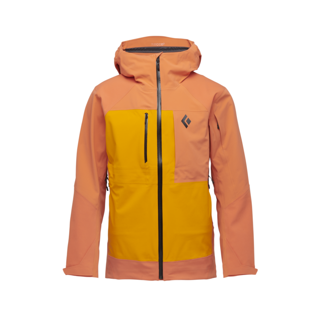 Black Diamond Recon Stretch Pro Shell herren skijacke , bd orange-flame orange