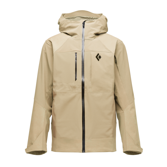 Black Diamond Recon Stretch Pro Shell herren-skijacke, khaki