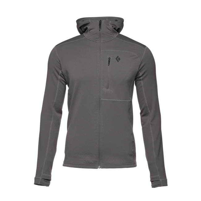 Black Diamond Coefficient herren sweatshirt, granit