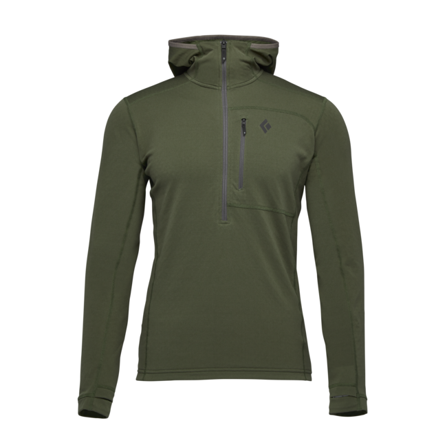 Black Diamond Coefficient herren Sweatshirt mit Reißverschluss, Tundra