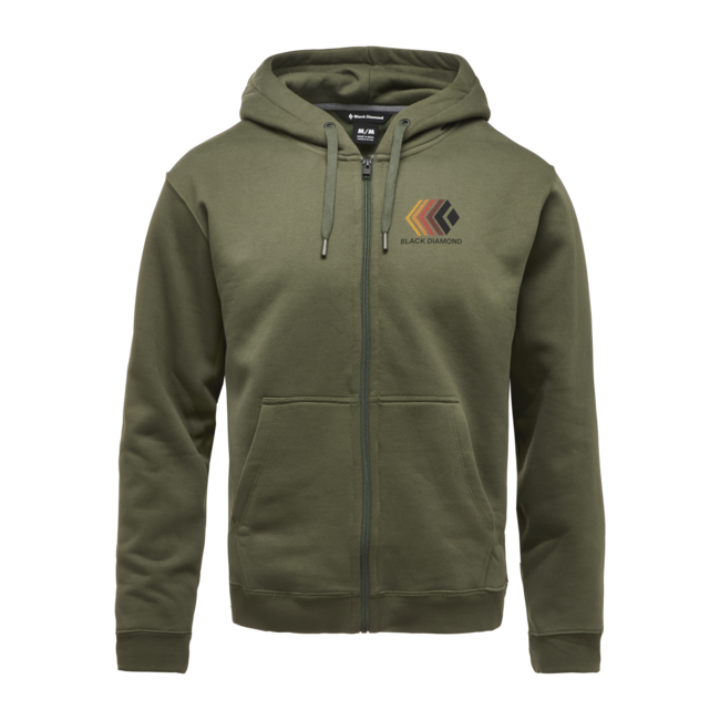 Black Diamond Faded herren sweaT-shirt mit reißverschluss, tundra