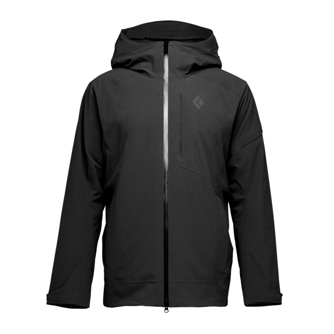 Black Diamond Recon Insulated Shell waterproof jacket, schwarz